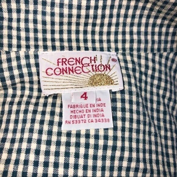 French Connection Jacqueline Gingham Dress 4 NWT - Picture 9 of 10